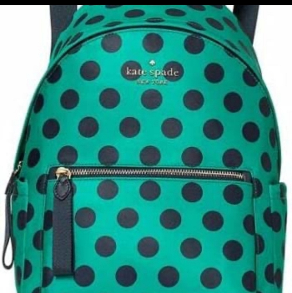 NWT Kate Spade Medium Chelsea Delightful Dot Backpack Multi